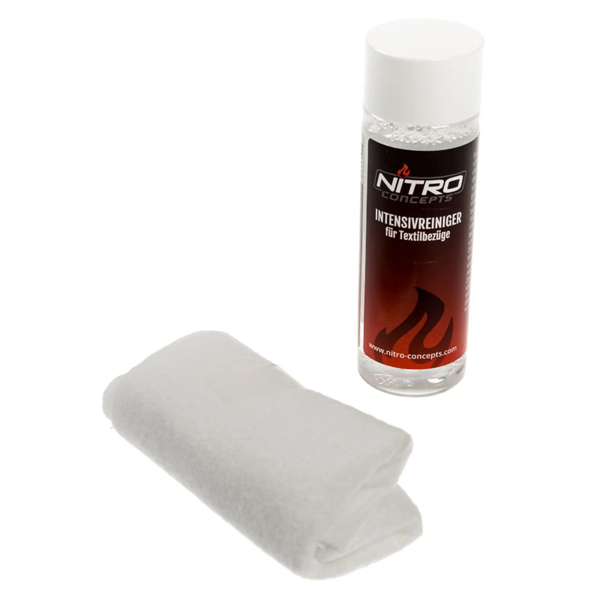 Nitro Concepts Detergente per Tessuti con Panno di Pulizia - 100ml