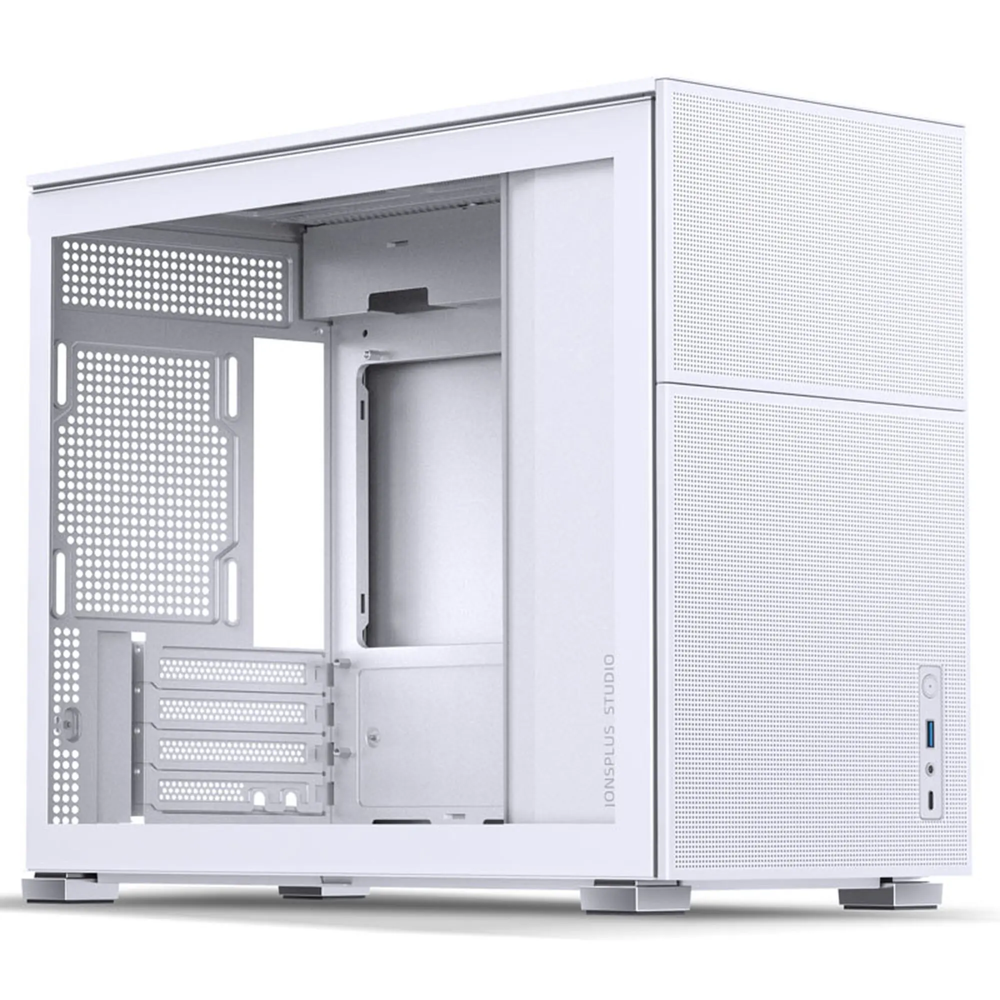 Jonsbo D31 Mesh - Case mATX Vetro Temperato, Bianco