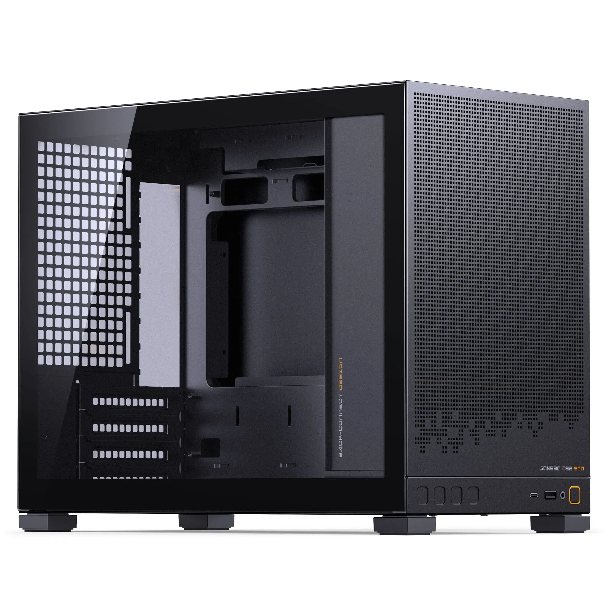 Jonsbo D32 STD - Case mATX Vetro Temperato, Nero