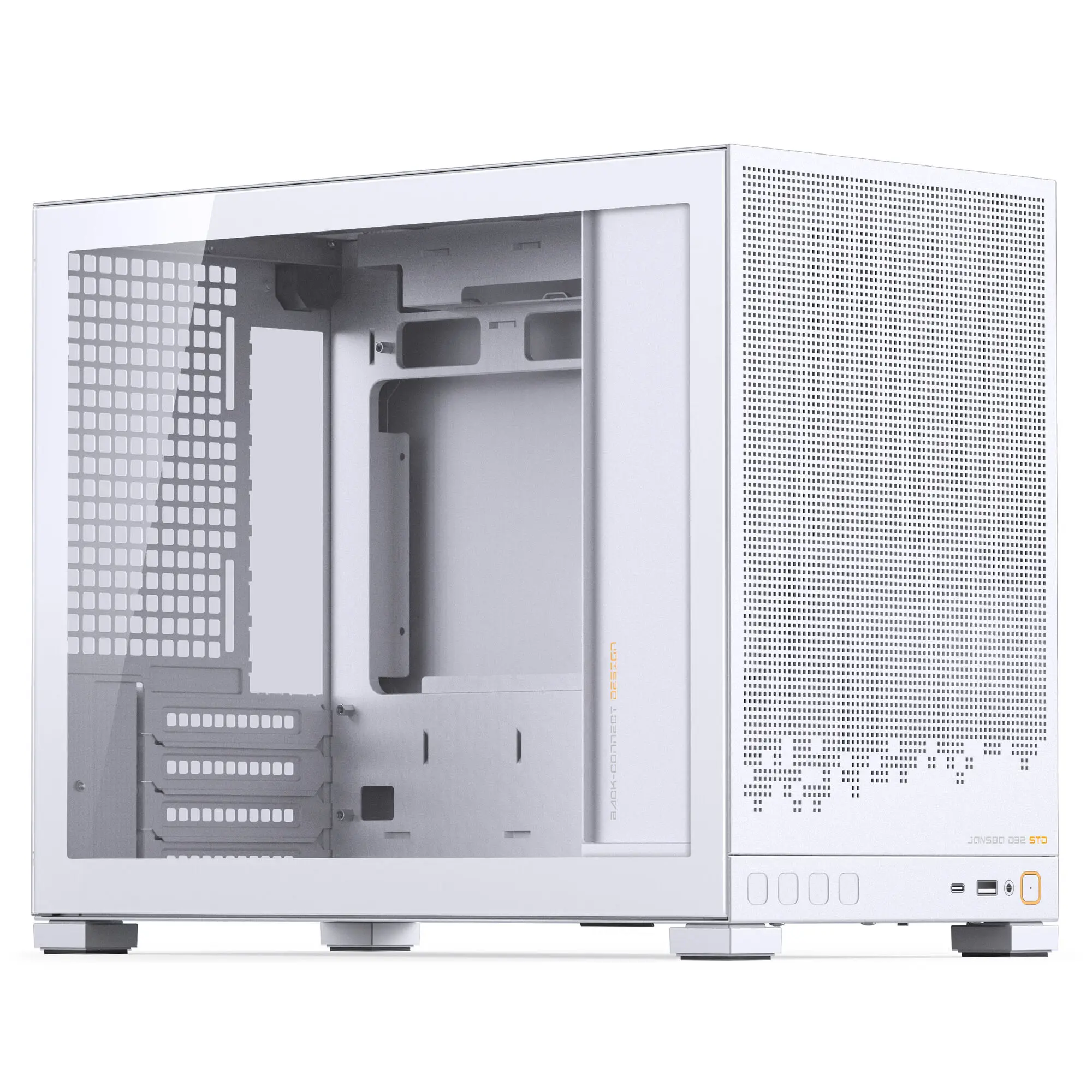 Jonsbo D32 STD - Case mATX Vetro Temperato, Bianco