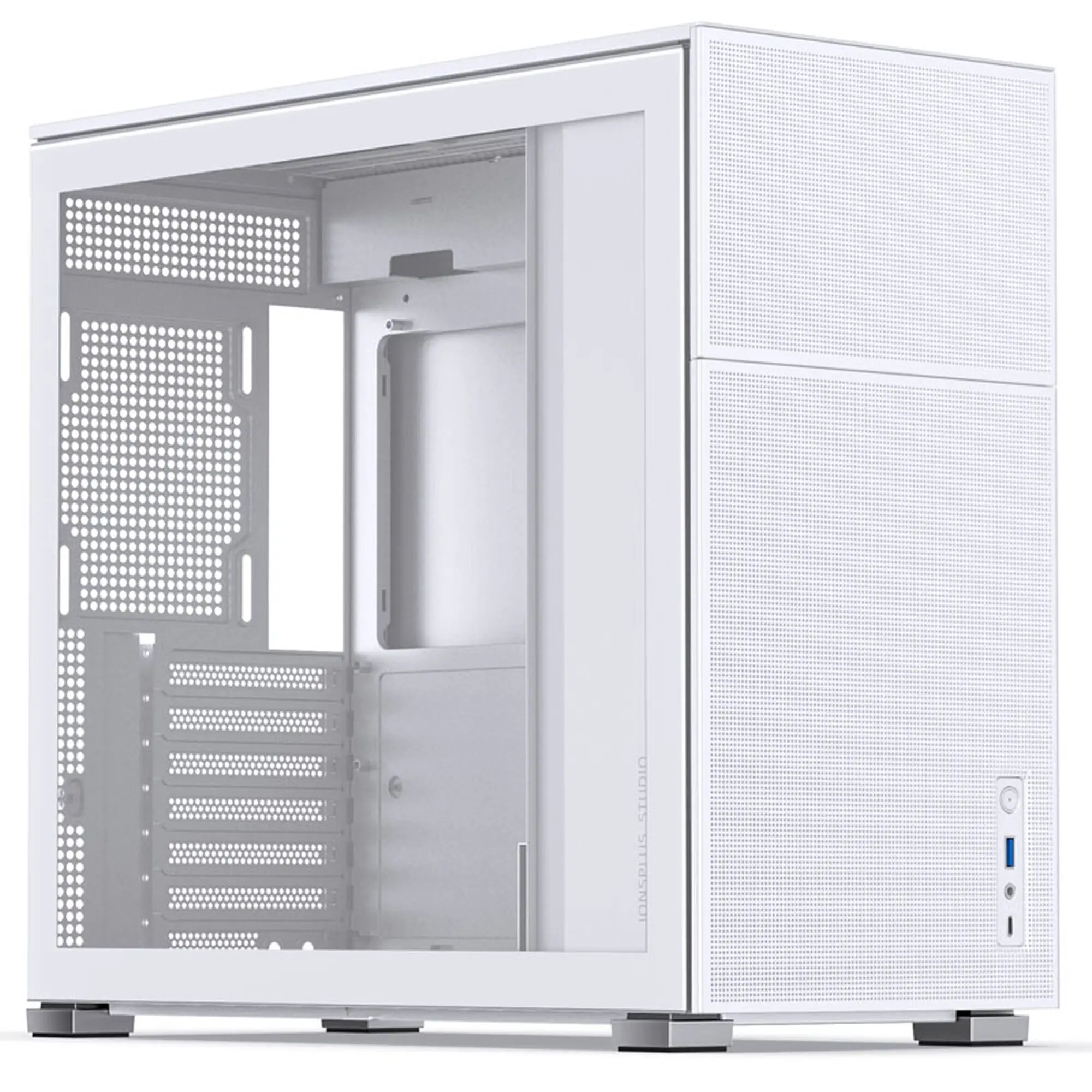 Jonsbo D41 Mesh ATX, Vetro Temperato - Bianco