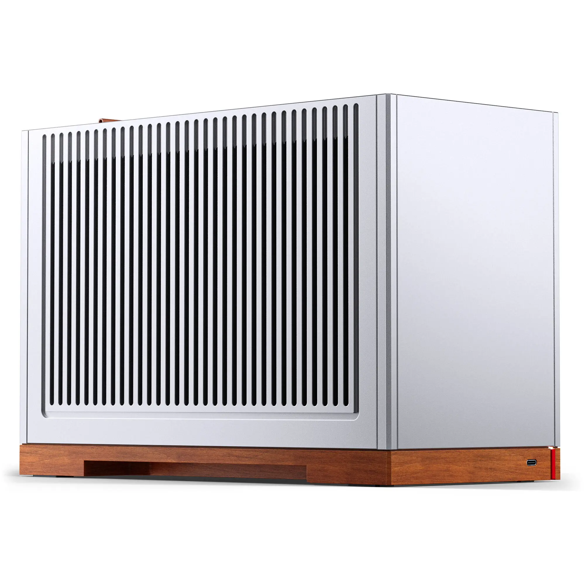 Jonsbo T9 - Case Mini-ITX con Cavo Riser PCIe 5.0 - Argento