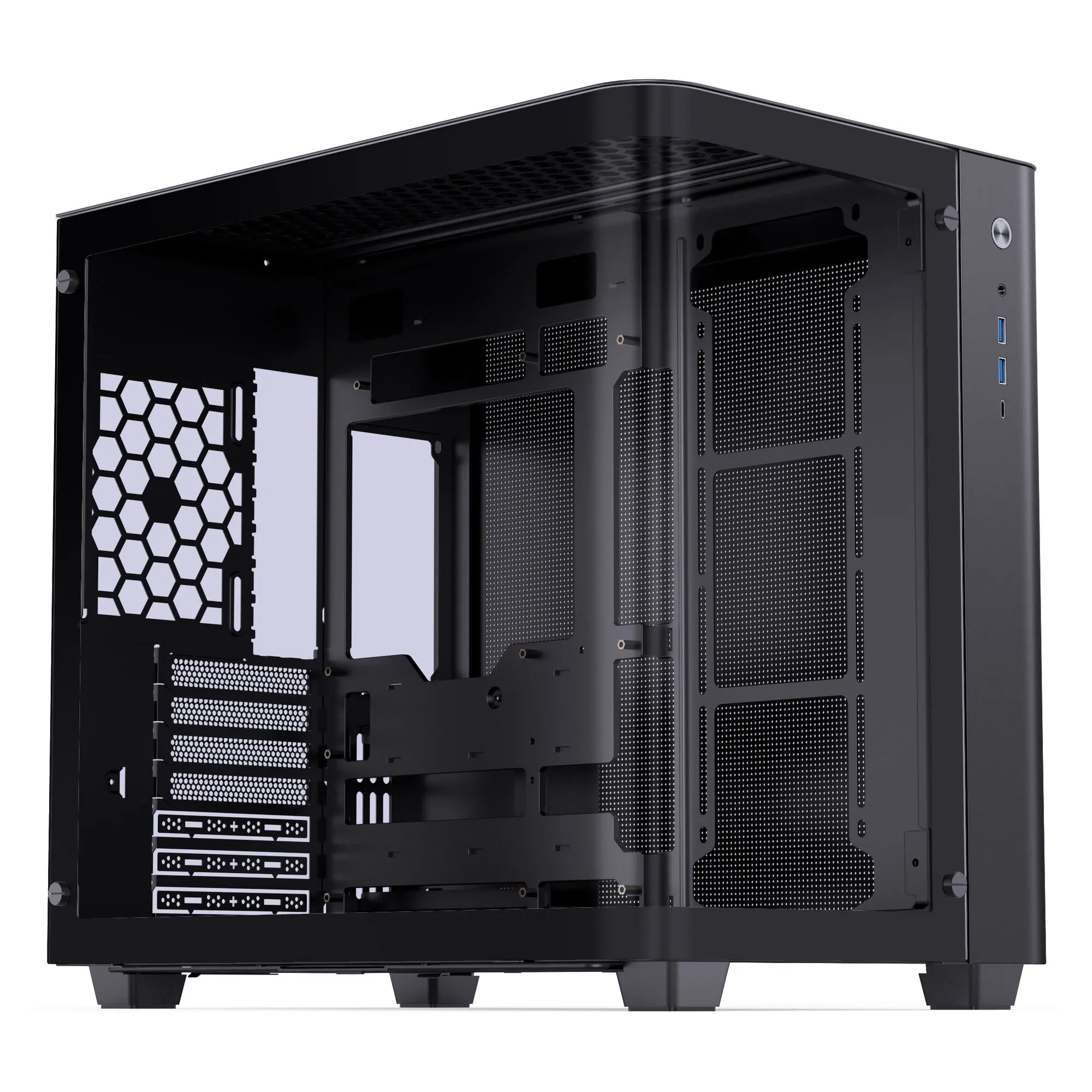 Jonsbo TK-3 - Case ATX Vetro Temperato con Vista Panoramica 270° - Nero