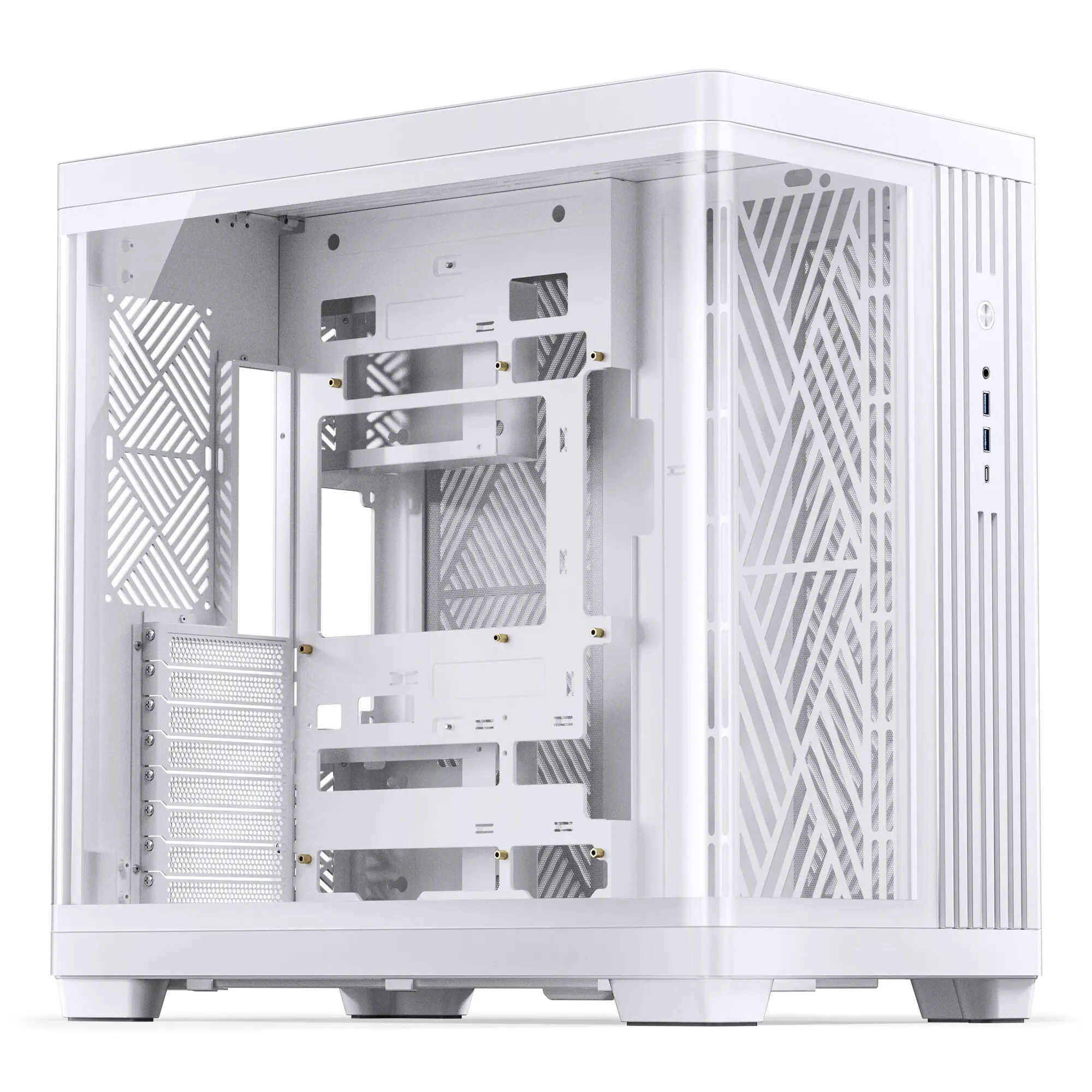 Jonsbo TK-4 - Case Mid-Tower ATX con Vetro Temperato - Bianco