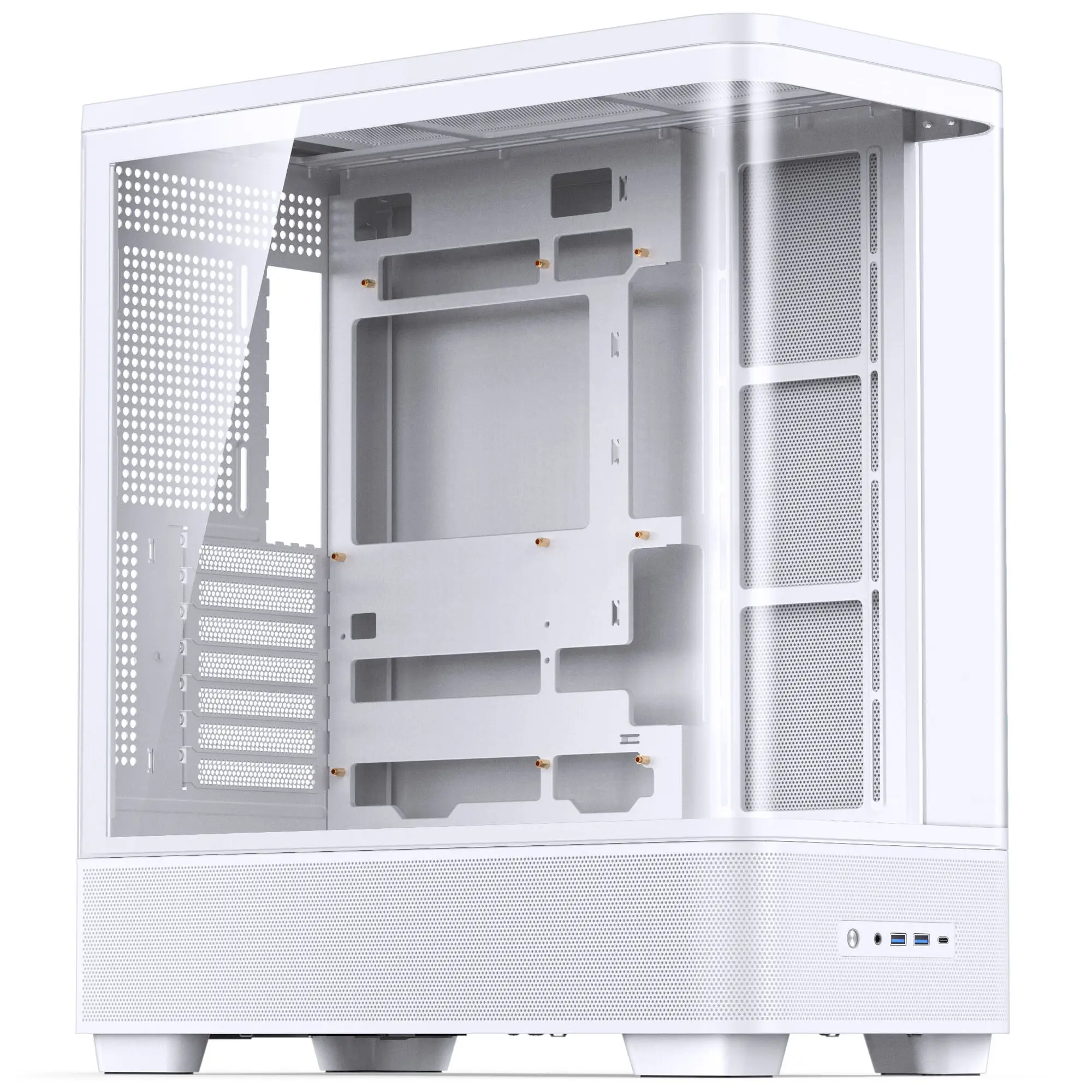 Jonsbo TK-5 - Case Midi-Tower ATX con Vetro Temperato - Bianco