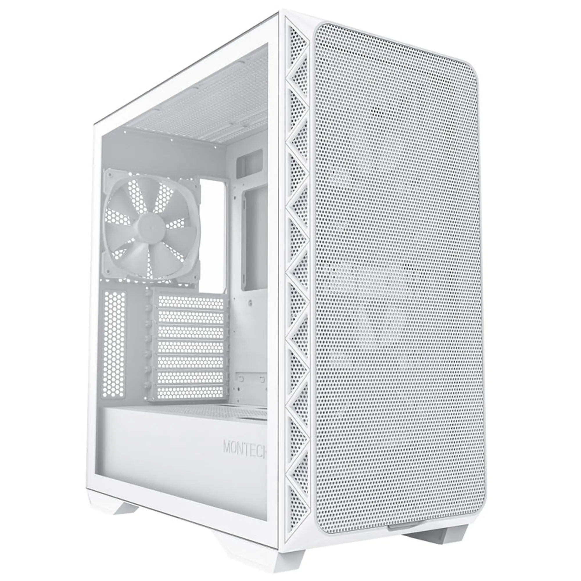 Montech AIR 903 Base, Midi-Tower, Vetro Temperato - Bianco