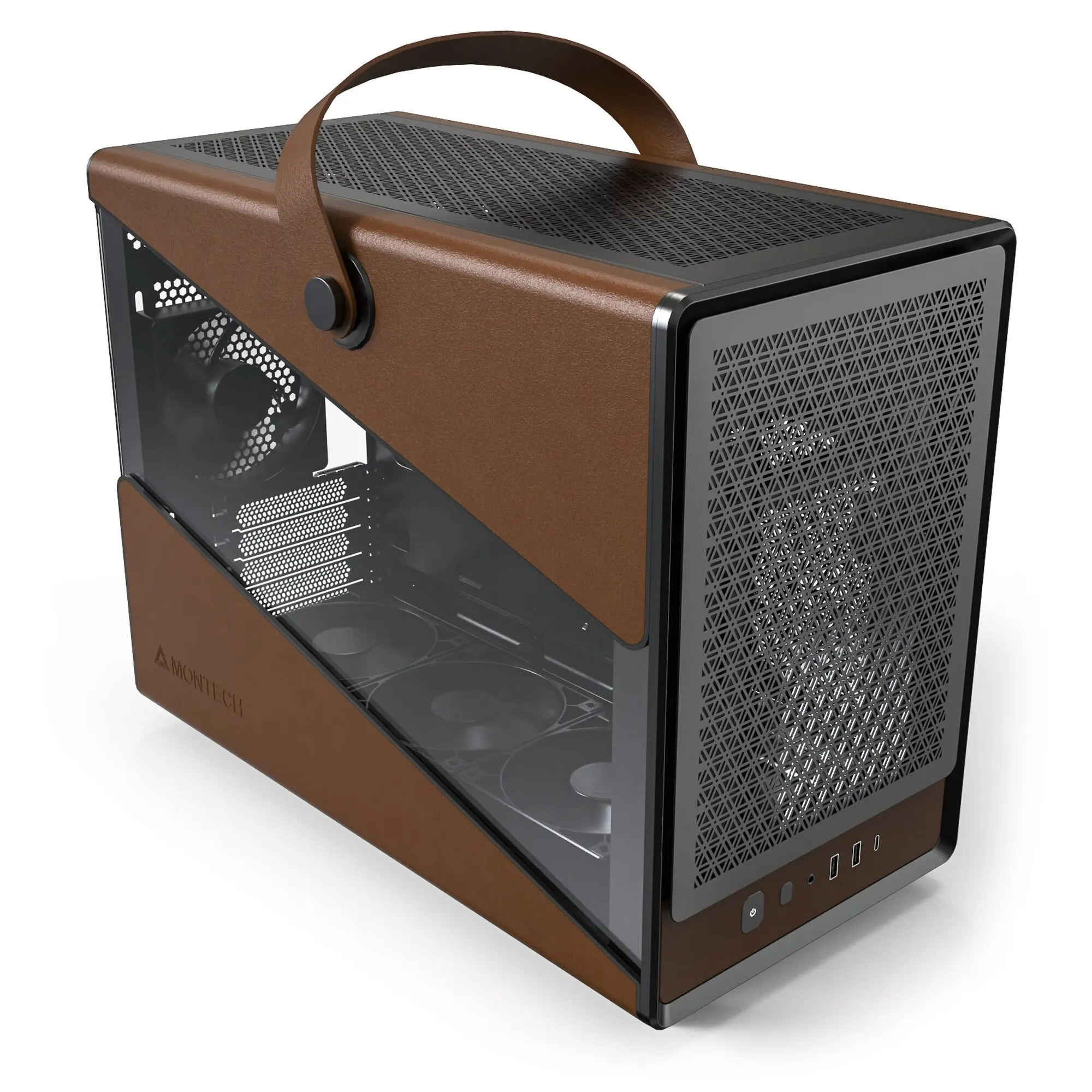 Montech Heritage Pro, Midi-Tower, mATX, Vetro Temperato - Nero