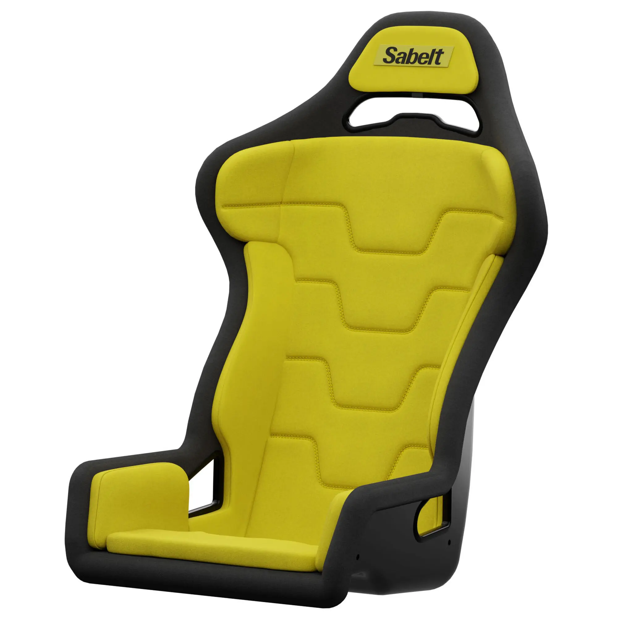 Sabelt SRS-1 - Sedile Sim Racing con Scocca in Vetroresina e Imbottitura 20mm - Racing Yellow