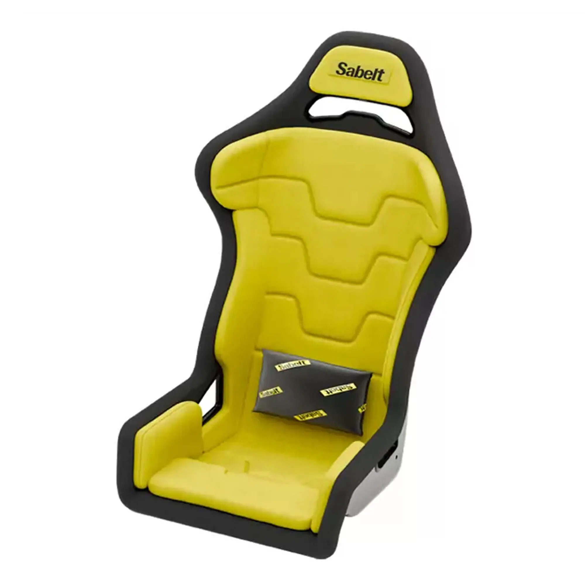 Sabelt Sim Memory Kit Lumbar - Cuscino Ergonomico in Memory Foam 30x15 cm per Sim Racing - Nero