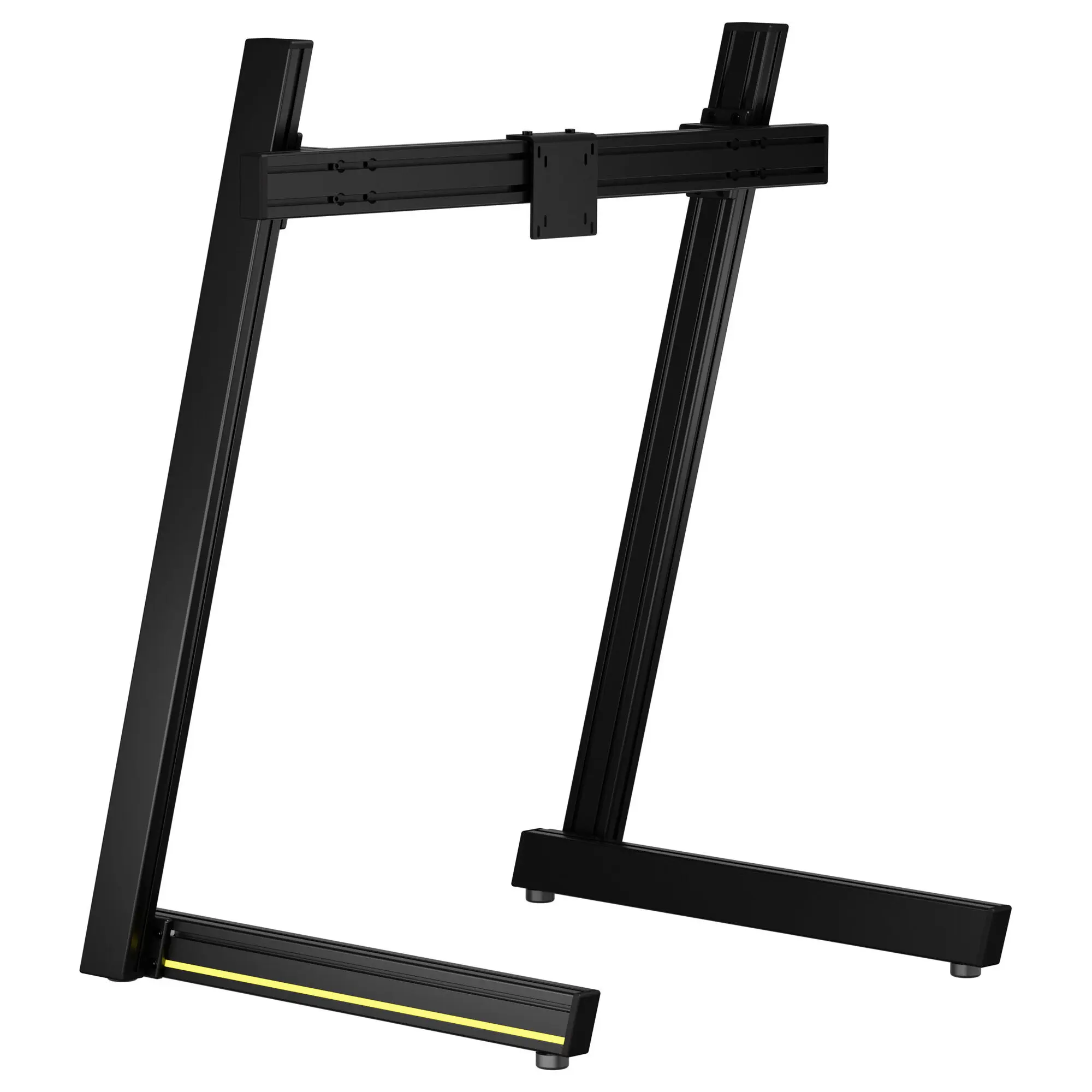 Sabelt Freestanding Single - Supporto Monitor Sim Racing Freestanding, VESA 75/100, fino a 49 pollici - Nero/Giallo