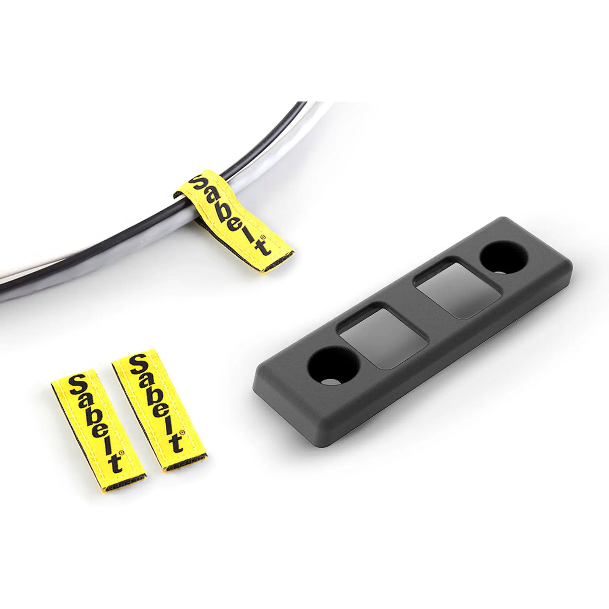Sabelt Kit Gestione Cavi 80 per SimRacing - Giallo/Nero