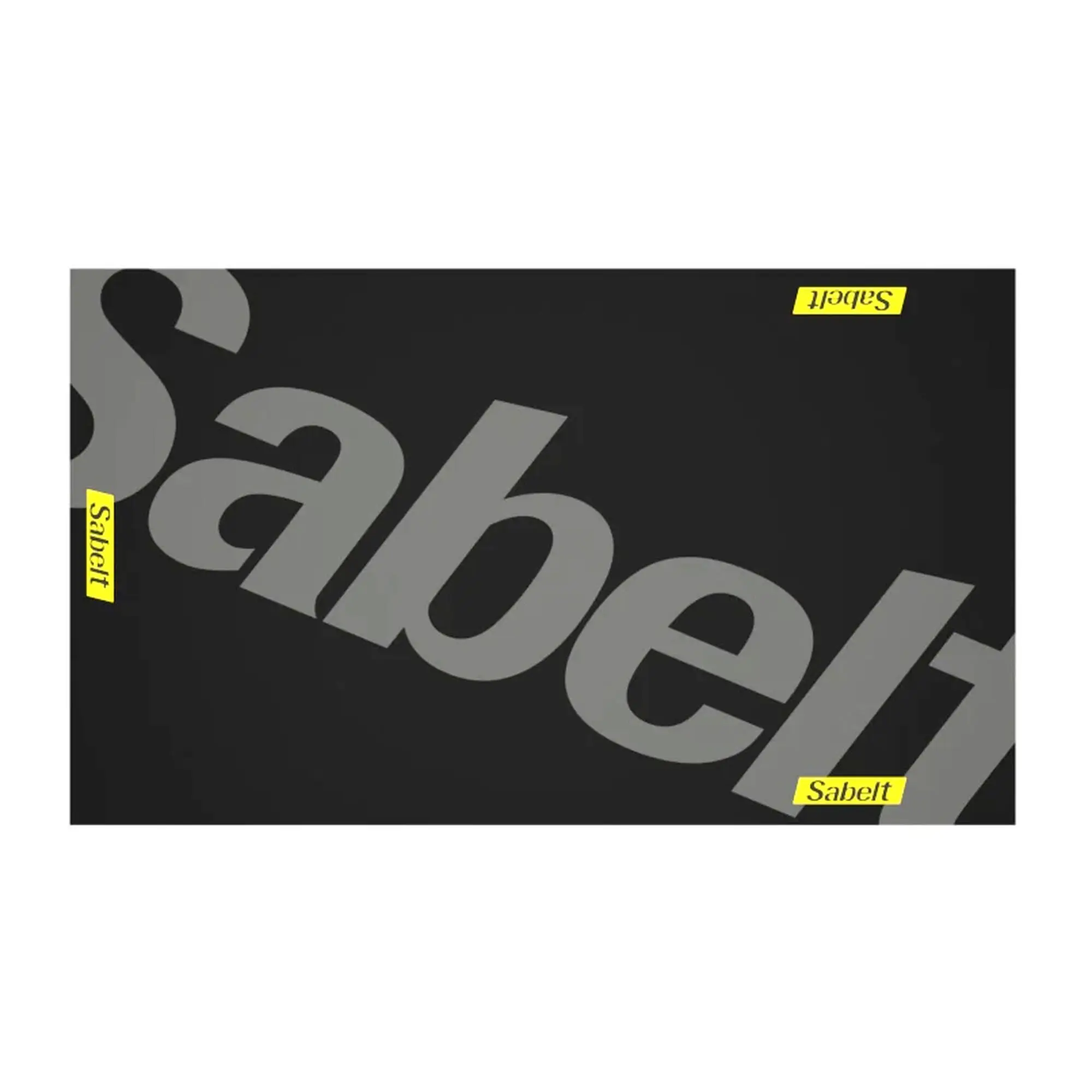 Sabelt Sim Floor Mat - Tappeto Protettivo per Sim Racing in Feltro Impermeabile 170 x 100 cm, Base in Gomma Antiscivolo - Nero