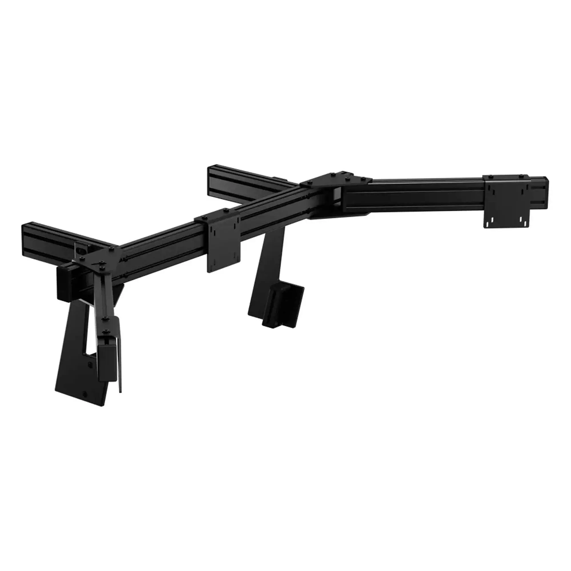 Sabelt Triple Monitor Direct Mount - Supporto Triplo Monitor per SimRacing VESA 75/100 - Nero