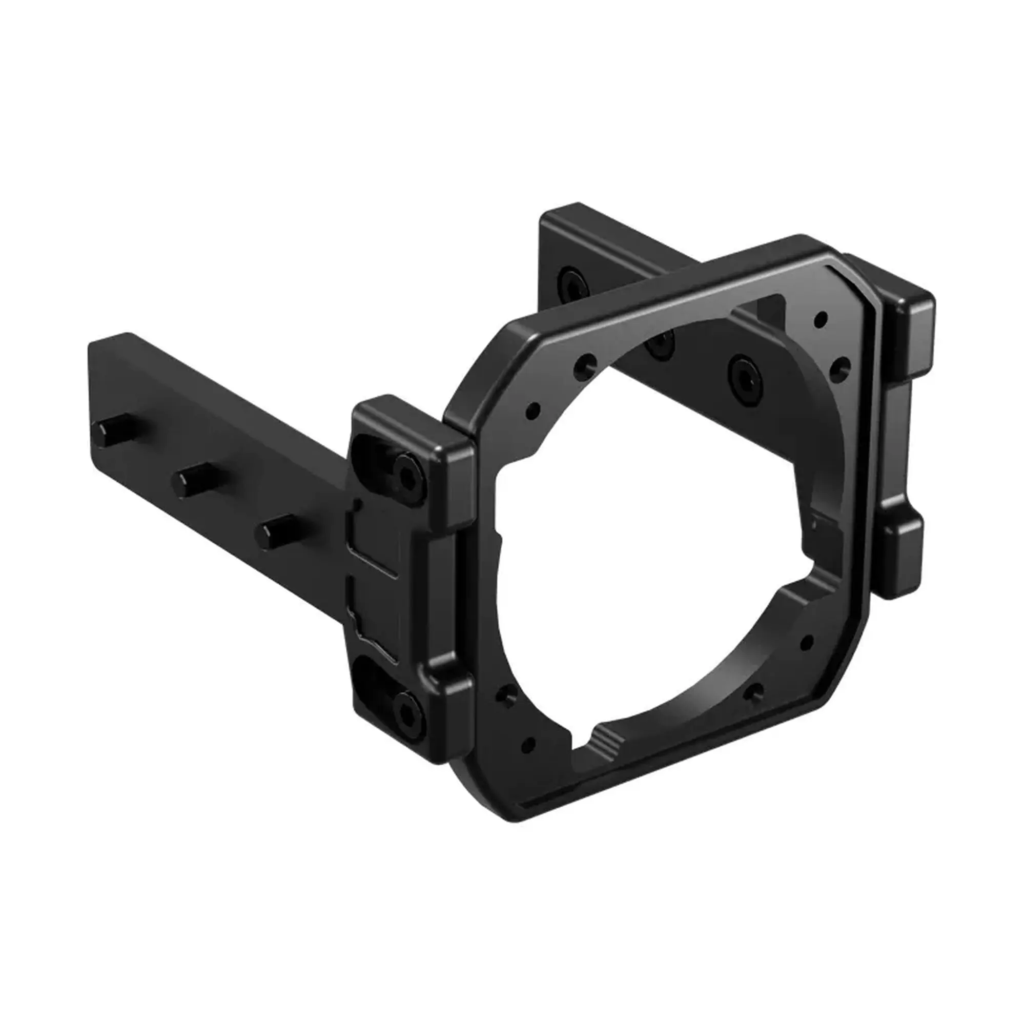 Sabelt Wheel Front Mount per Asetek - Supporto Frontale per Wheelbase in Alluminio - Nero
