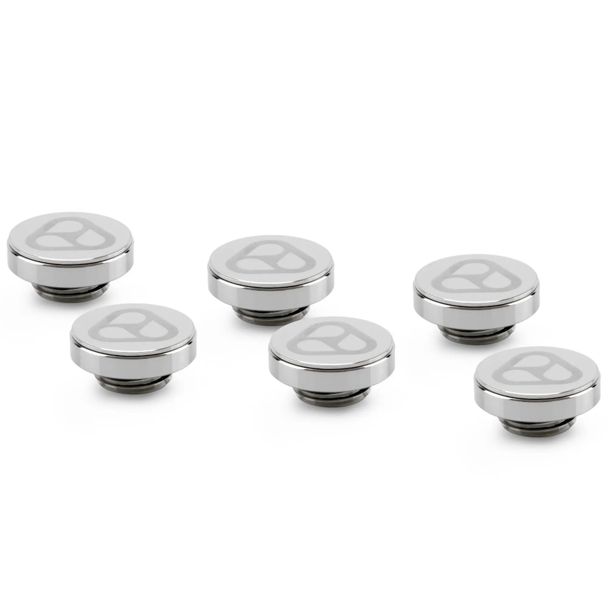 Thermal Grizzly DeltaMate Plug - Gloss Nickel, 6 pezzi