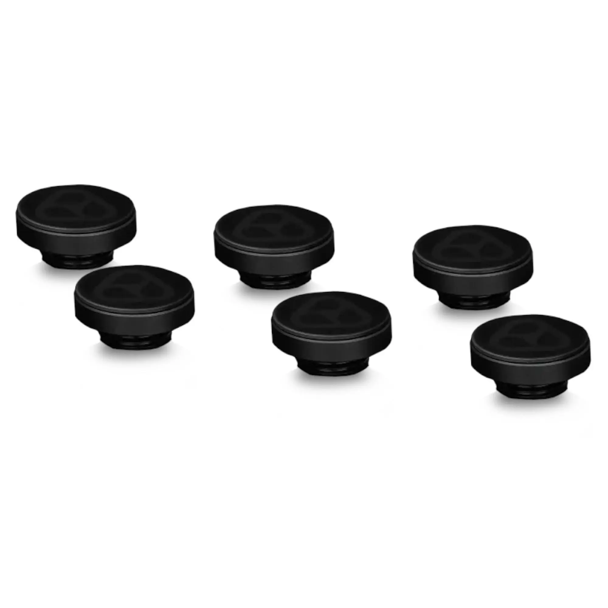 Thermal Grizzly DeltaMate Plug - Tappo di Chiusura G1/4" in Ottone, Confezione 6 pezzi - Nero