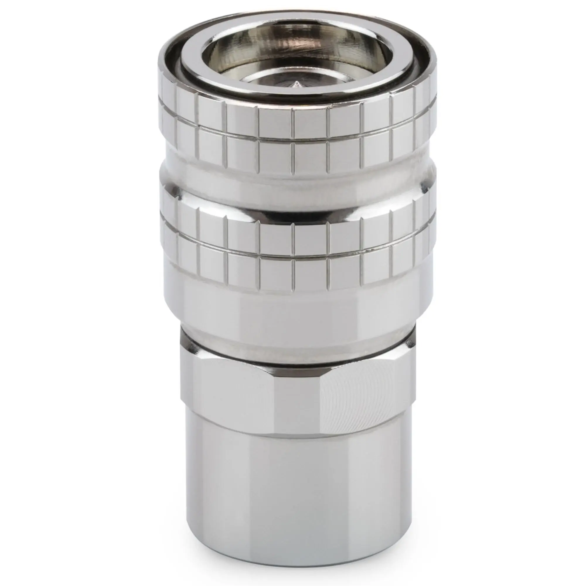 Thermal Grizzly DeltaMate Quick Disconnect Female - Raccordo Rapido G1/4 Gloss Nickel