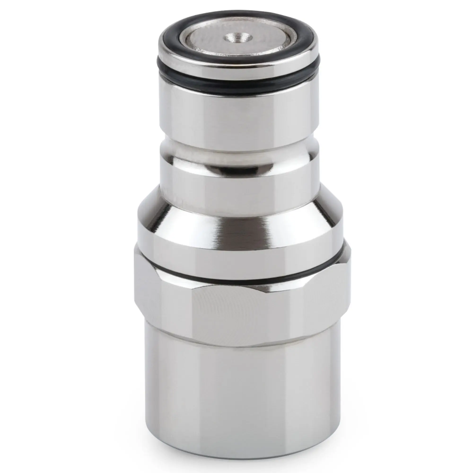 Thermal Grizzly DeltaMate Quick Disconnect Male - F - Raccordo QDC Nickel Lucido G1/4"