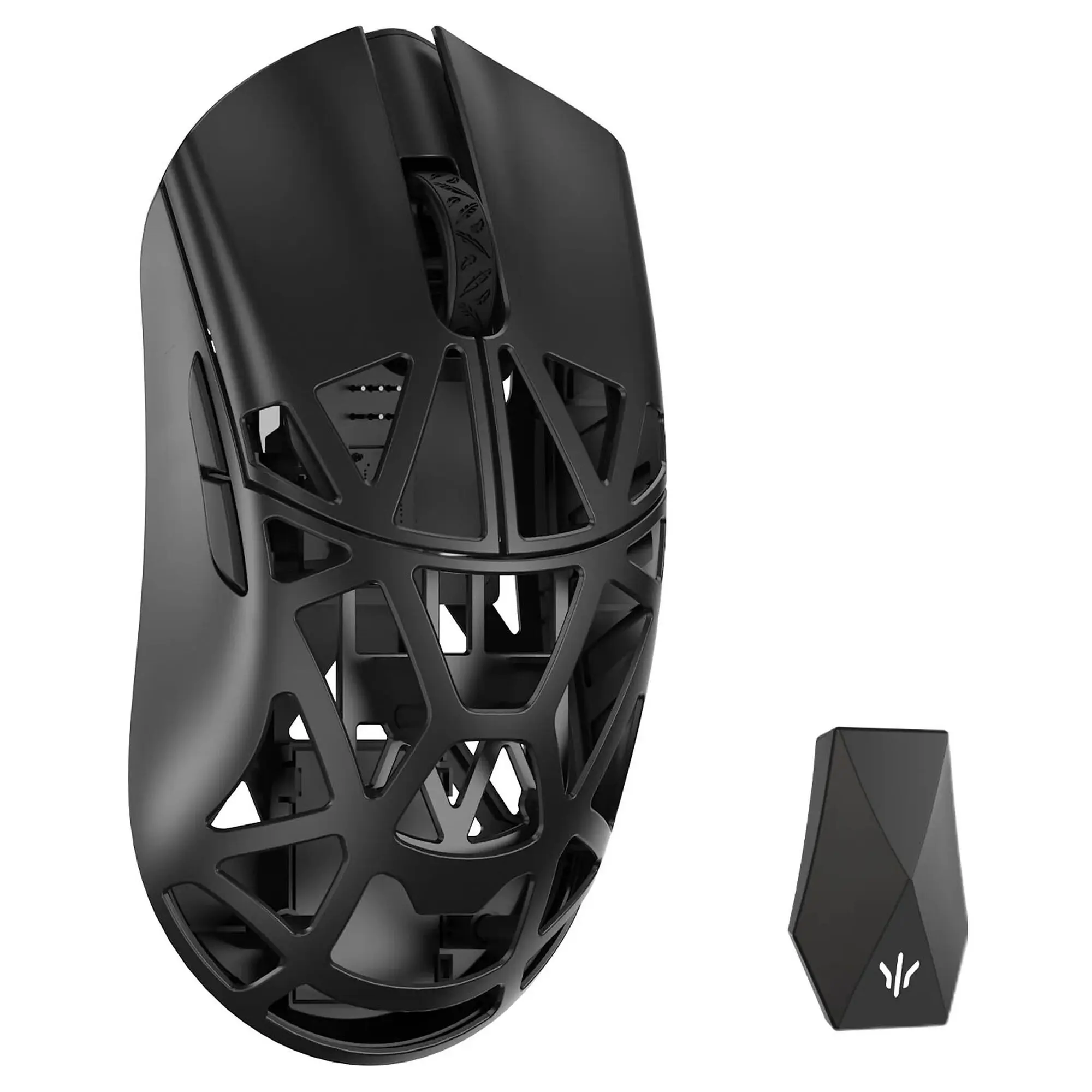 WLMouse Beast X Max - Mouse Gaming Wireless Ultraleggero 42g con Sensore Pixart PAW3950HS 26.000 DPI, Switch Omron Optical e 8000 Hz - Nero