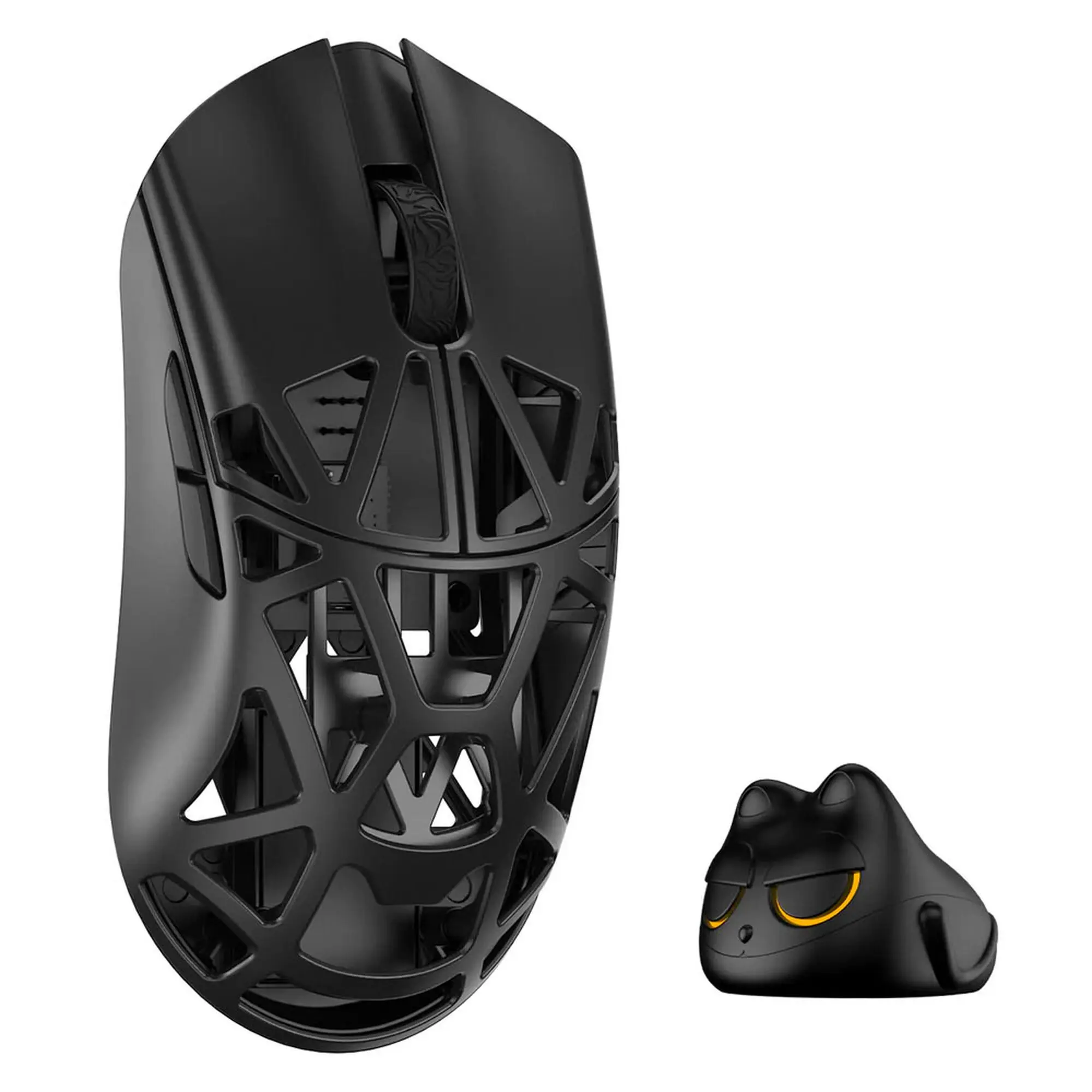 WLMouse Beast X Mini Pro - Mouse Gaming Wireless Ultraleggero 34g con Sensore Pixart PAW3950HS 30.000 DPI, Switch Omron Optical e 8000 Hz - Nero