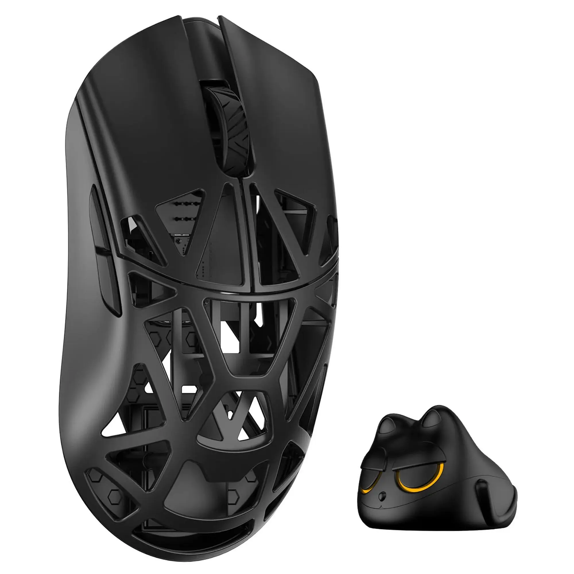 WLMouse Beast X Pro - Mouse Gaming Wireless Ultraleggero 39g con Sensore Pixart PAW3950HS 30.000 DPI, Switch Omron Optical e 8000 Hz - Nero