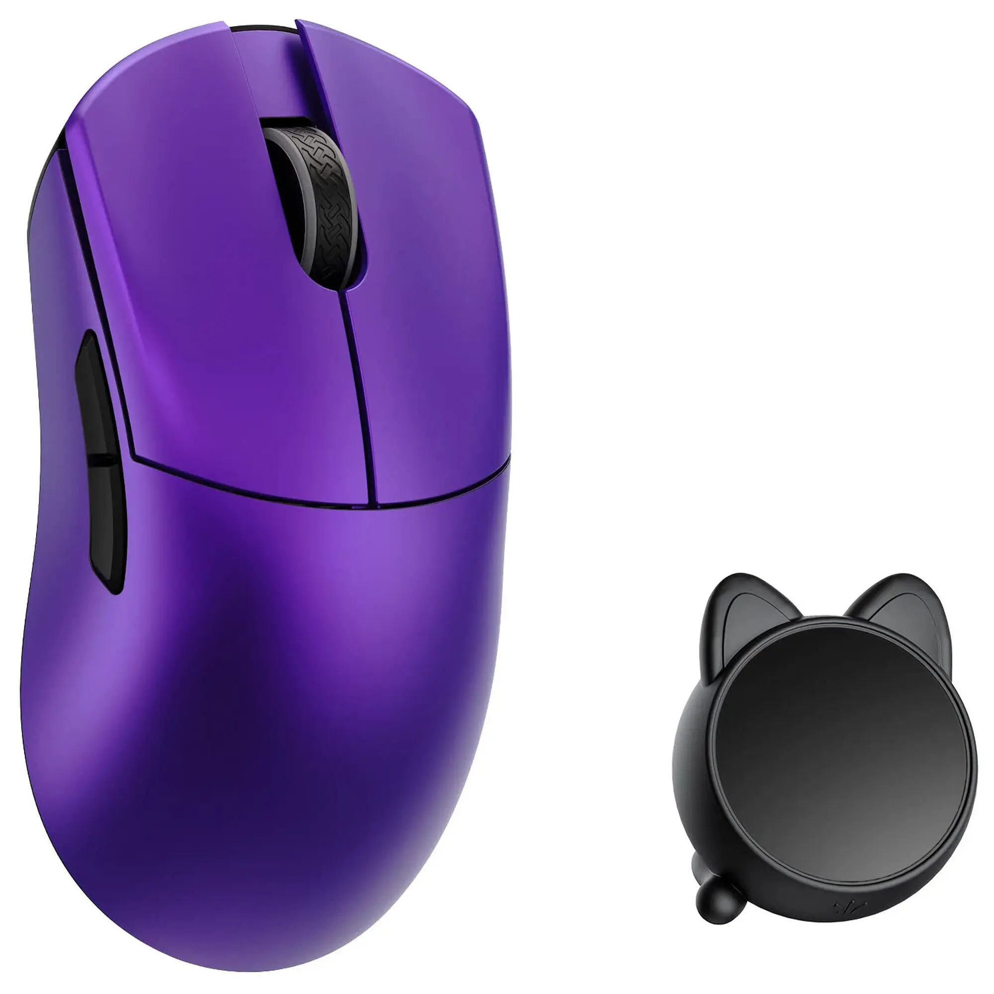 WLMouse HUAN - Mouse Gaming Wireless Ultraleggero 48g con Sensore Pixart PAW3950HS 30.000 DPI, Switch Omron Optical e 8000 Hz - Viola