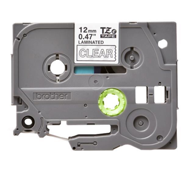 Brother - Nastro - Bianco/Trasparente - TZE135 12mm …