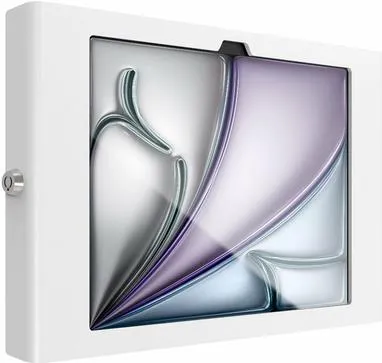 Compulocks iPad Air M2 11" (2024), Apex Secured Enclosure Wall Mount - GehÃ¤use - fÃ¼r Tablett - Glasbefestigung, Raum - verriegelbar - hochwertiges Aluminium - weiÃ - BildschirmgrÃ¶Ãe: 27.94 cm (11") (11APXW)