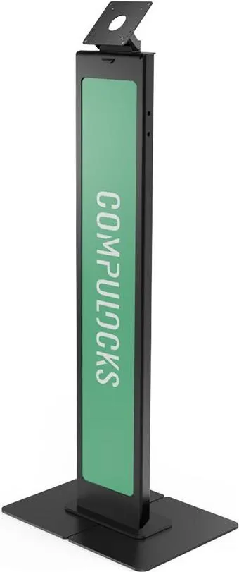 Compulocks Brandable VESA Floor Stand for Screens Up to 32 Inches - Aufstellung - fÃ¼r LCD-Display - brandable, mit groÃer Basisplatte - Schwarz - BildschirmgrÃ¶Ãe: bis zu 81,3 cm (bis zu 32 Zoll) - Bodenaufstellung (140BLBPB)