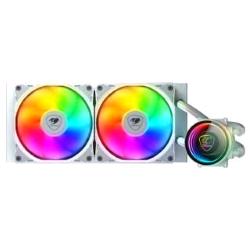 Cougar Poseidon Elite 240 ARGB Bianco CPU Liquid Cooler Intel 1851/1700 AMD AM4/AM5