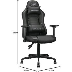 COUGAR Gaming Fusion S Black Sedia da gaming …