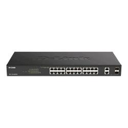 D-Link DGS-1100-26MPV2 switch di rete Gestito L2 Gigabit Ethernet (10/100/1000) Supporto Power over Ethernet (PoE) Nero