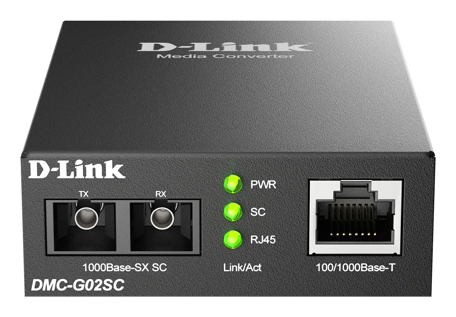 D-Link DMC-G02SC/B convertitore multimediale di rete 1000 Mbit/s Modalità multipla