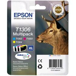 Epson T1306 Multipack - Druckerpatrone - 1 x Gelb, Cyan, Magenta (C13T13064010)