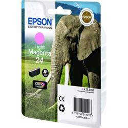 EPSON Tinte Singlepack Light Magenta 24 Claria Photo HD (C13T24264010)
