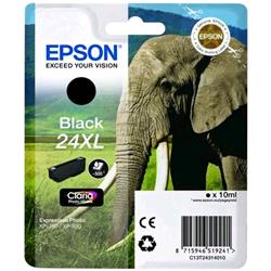 Epson 24XL - GrÃ¶Ãe XL - Schwarz - Original - Blisterverpackung - Tintenpatrone - fÃ¼r Expression Photo XP-55, XP-750, XP-850, XP-860, XP-950, Expression Premium XP-750, XP-850 (C13T24314010)