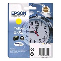 Epson 27XL - Druckerpatrone - GrÃ¶Ãe XL - 1 x Gelb - 1100 Seiten - Blisterverpackung (C13T27144010)