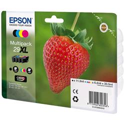 Epson 29XL Multipack - 4er-Pack - High Capacity - Schwarz, Gelb, Cyan, Magenta - Original - Tintenpatrone (C13T29964010)