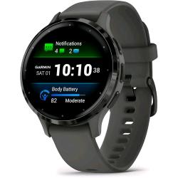 Garmin Venu 3S 3.05 cm (1.2 ) AMOLED 41 mm Digital 390 x 390 pixels Touchscreen Grey Wi-Fi GPS (satellite)