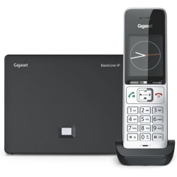 Gigaset COMFORT 500HX Mobilteil silber-schwarz â Universal-DECT-Handset mit HD-Voice (S30852-H3219-R101)