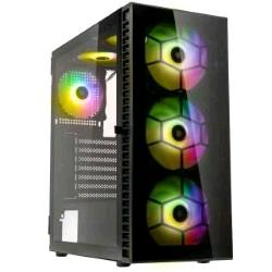 Kolink Observatory HF Glass Black ARGB Case Midi Tower Vetro Temperato No-Power minITX/mATX/ATX