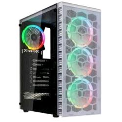 Kolink Observatory HF Mesh White ARGB Case Midi Tower Vetro Temperato No-Power ATX/mATX/Mini-ITX