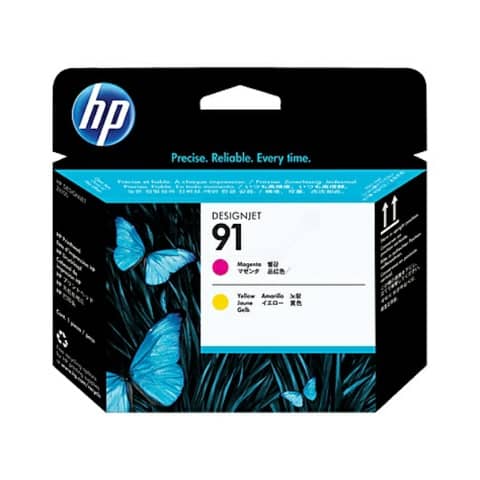 Hp - Testina di stampa orignale - 91 - Magenta / Giallo - C9461A - 775 pag
