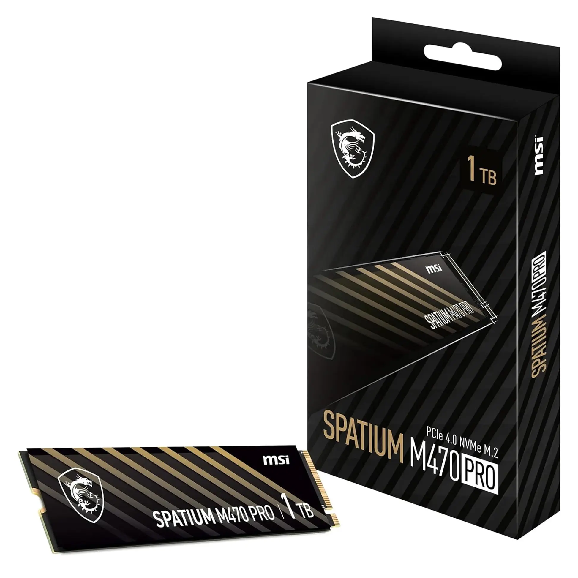 MSI Spatium M480 PRO PCIe 4.0 NVMe M.2 1TB PCI Express 4.0 3D NAND