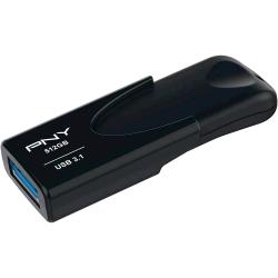 PNY Attache 4 3.1 USB-Stick 512 GB USB Typ-A 3.1 (3.1 Gen 1) Schwarz (FD512ATT431KK-EF)