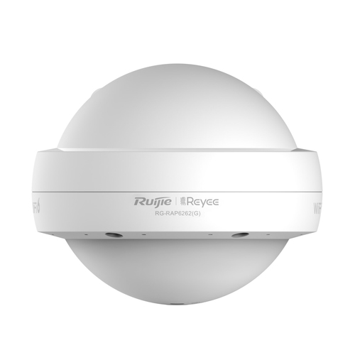 Ruijie Networks RG-RAP6262(G) - 1775 Mbit/s - 574 Mbit/s - 1201 Mbit/s - 10,100,1000 Mbit/s - IEEE 802.11ax - IEEE 802.11b - IEEE 802.11g - IEEE 802.11n - IEEE 802.3at - 100 Benutzer (RG-RAP6262(G))