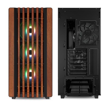 Sharkoon REBEL C70G RGB - Full Tower - PC - Schwarz - Holz - ATX - micro ATX - Mini-ITX - Metall - GehÃ¤rtetes Glas - Multi (4044951040193)