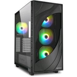 Sharkoon Rebel C80G RGB ATX Black schwarz (4044951041152)