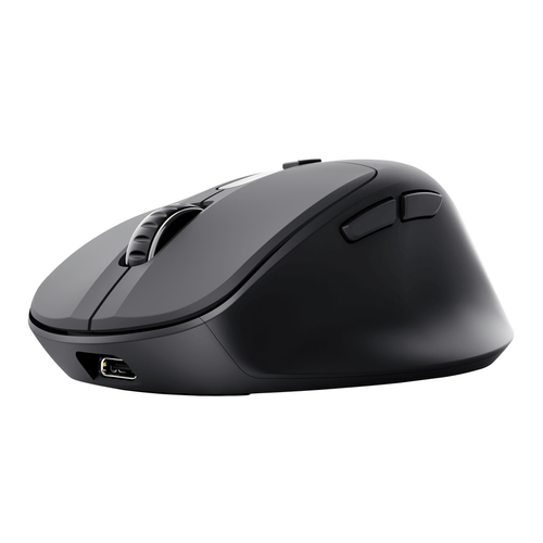 Trust Zevo mouse Universale Mano destra RF senza fili + Bluetooth Ottico 4000 DPI (ZEVO FAST RECH MULTI- - WRLS MOUSE BLK)