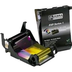 Zebra Farbband, YMCKO Farbband, YMCKO, fÃ¼r bis zu 100 Plastikkarten, passend fÃ¼r Zebra ZXP Series 1 (800011-140)